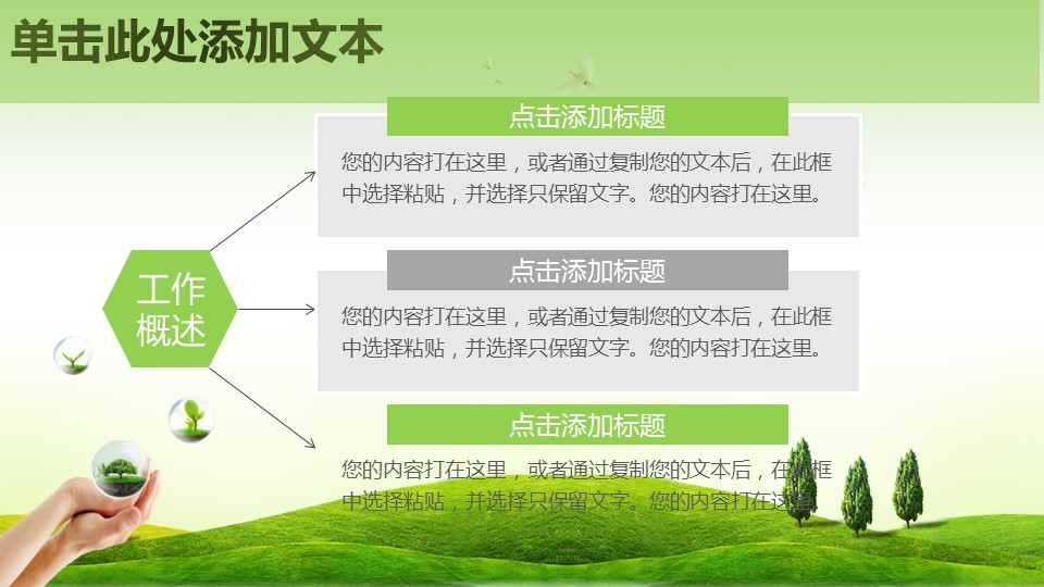 商务.自然、环保节能精品绿色环保环境保护PPT模板——图文的PPT模板-5/40