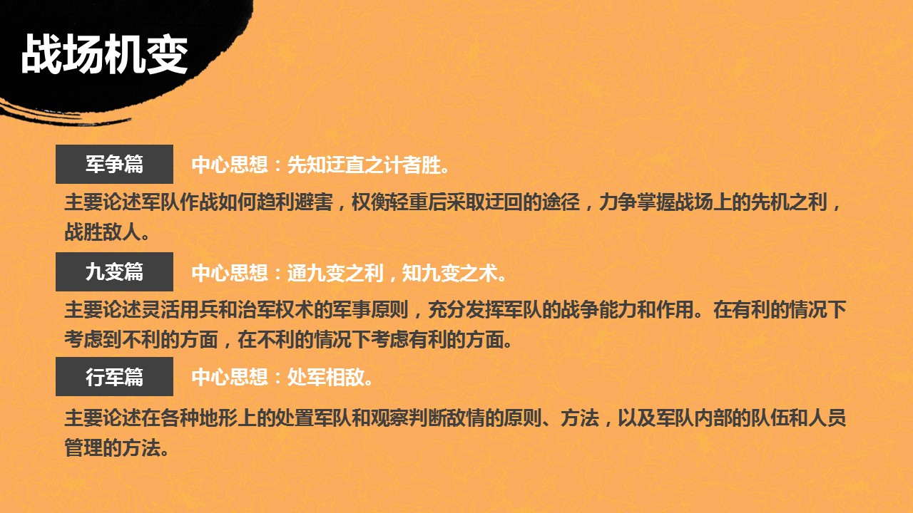 商务.读书生活《孙子兵法》读书笔记PPT——图文的PPT模板-6/14