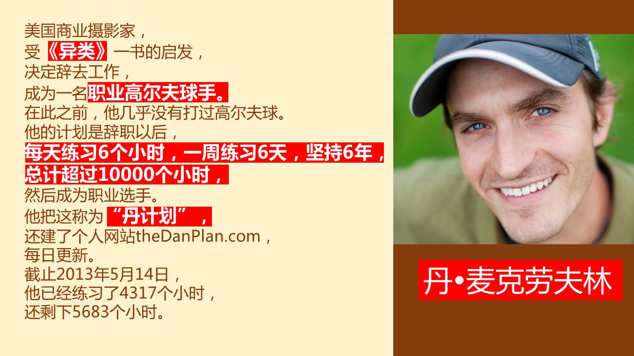 商务.读书生活一万小时天才理论励志PPT——图文的PPT模板-9/18