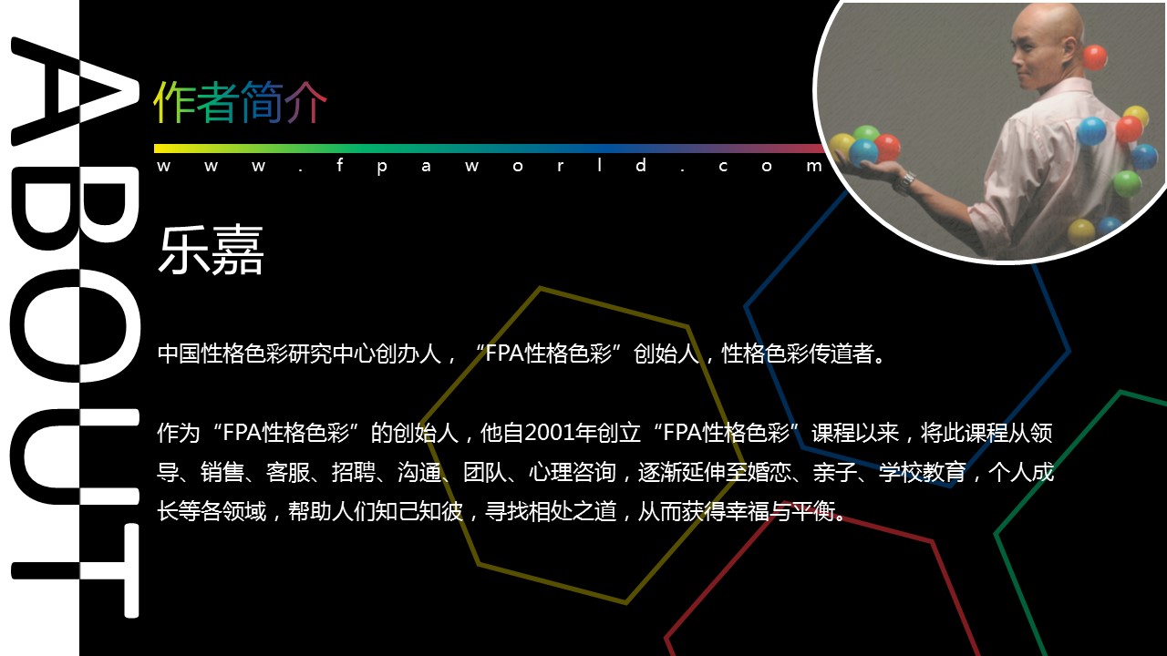 商务.读书生活性格色彩分析读书笔记PPT——图文的PPT模板-2/38