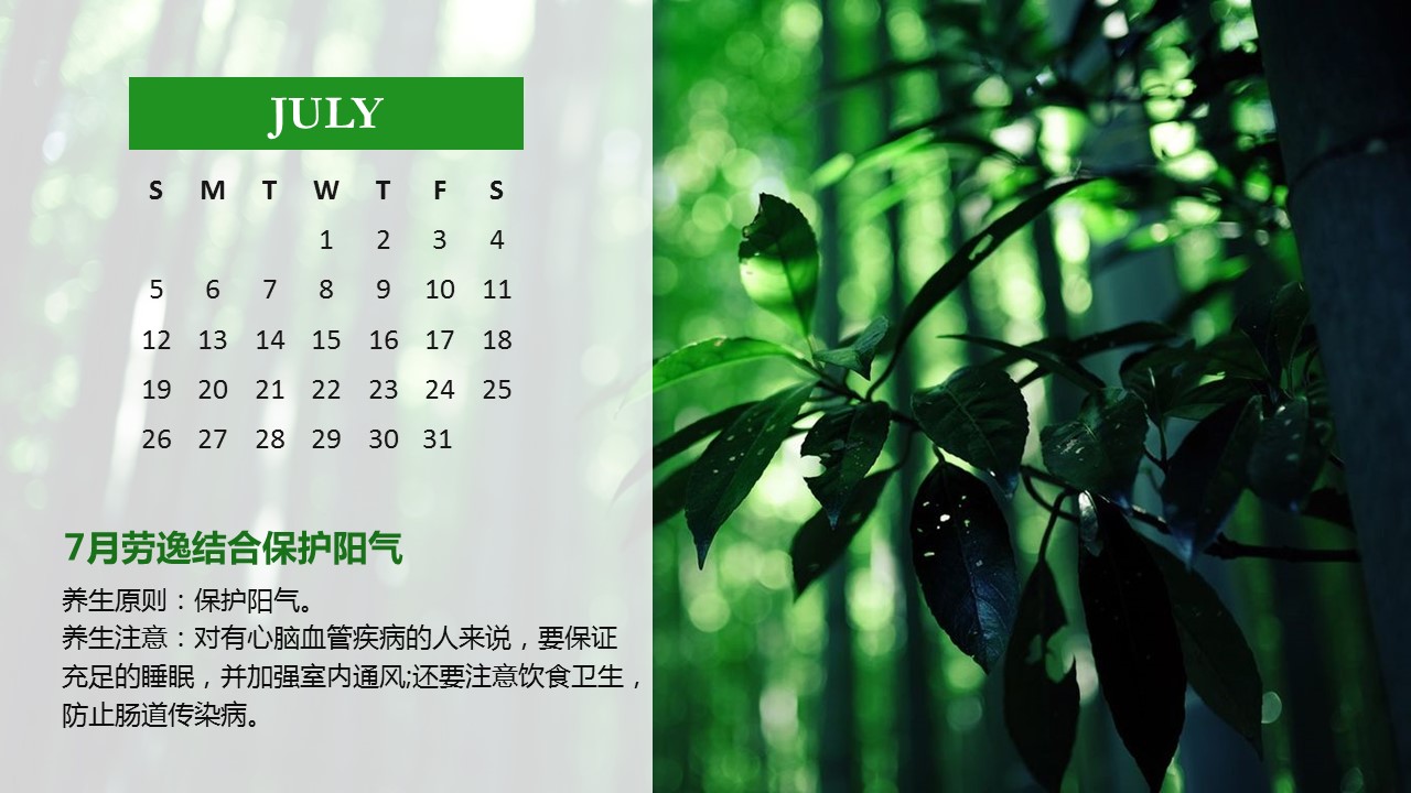 商务.读书生活精品-好看的2015年PPT日历——图文的PPT模板-8/18