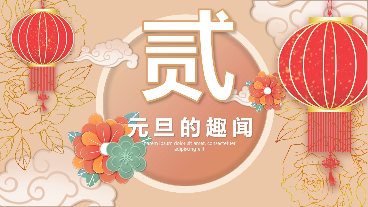 商务.元旦快乐PPT模板图更新 17的PPT模板-9/27