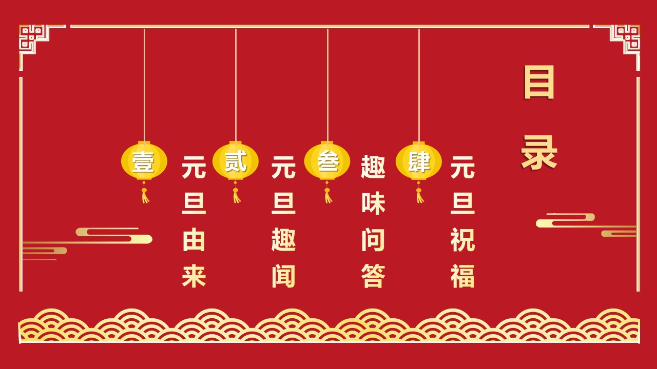 商务.元旦快乐PPT模板12的PPT模板-2/30