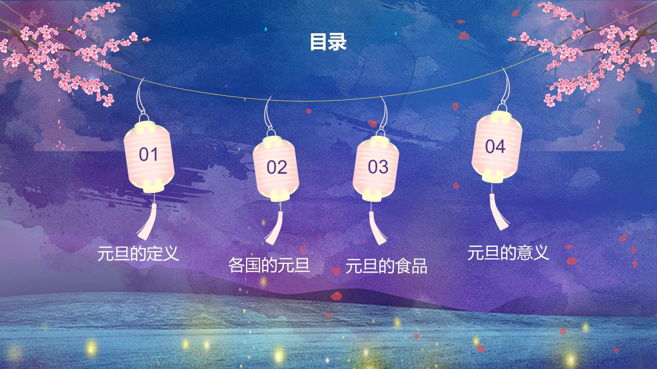 商务.元旦快乐PPT模板30的PPT模板-2/30