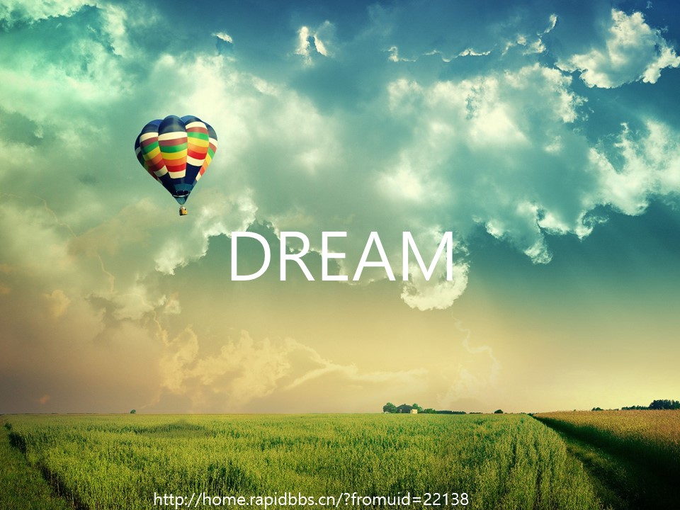 商务.图文和dream有关的3个NAVER_Dream Fly的PPT模板-1/17