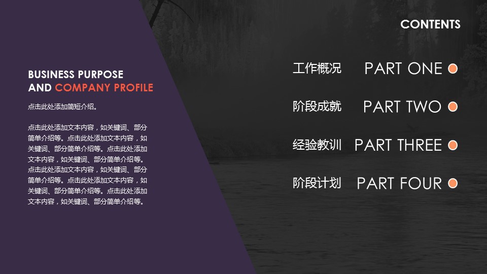 商务.图文清新模板图文模板053的PPT模板-2/27