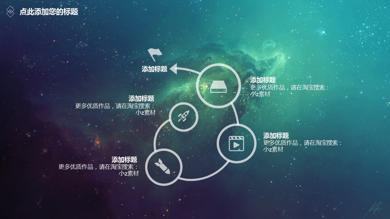 商务.图文C静态【】图文W004文艺唯美静态模版的PPT模板-7/31