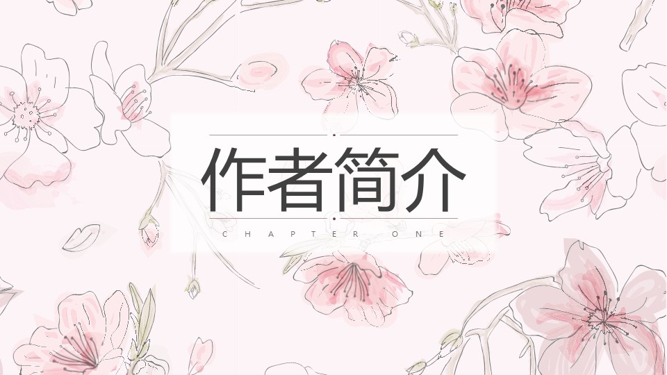 商务.桃花系列图文90的PPT模板-3/29