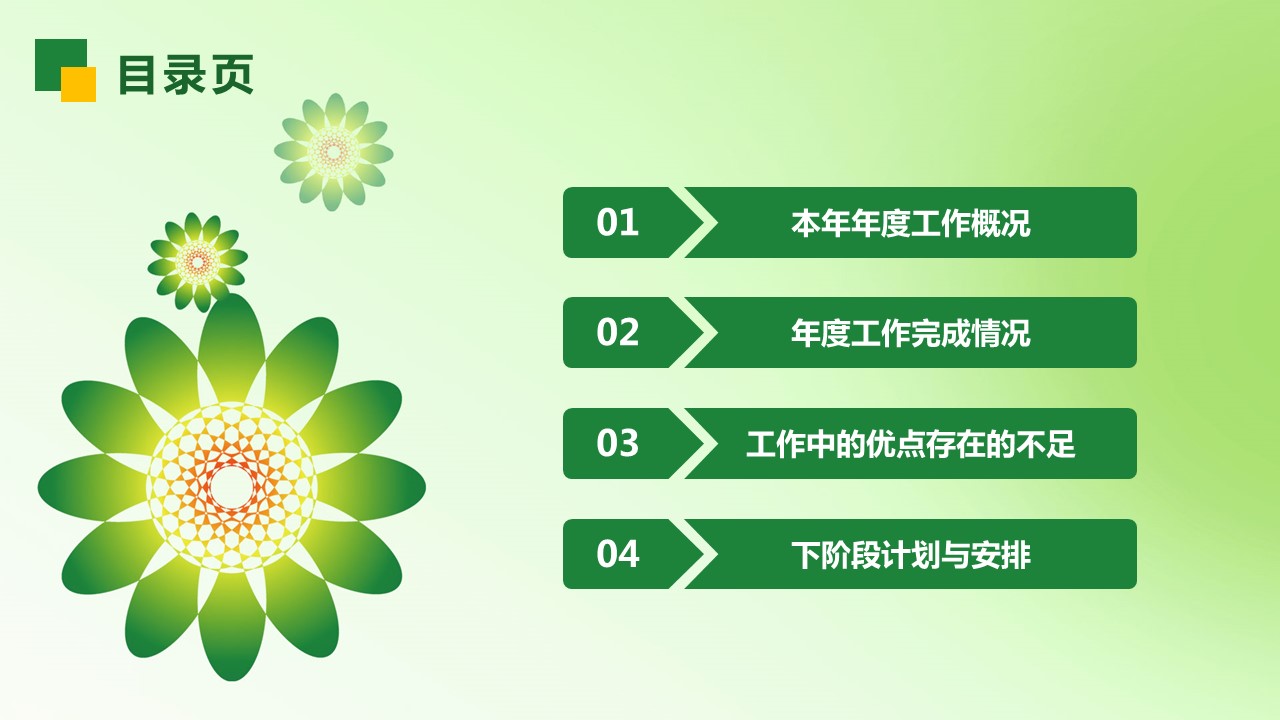 商务.绿色系ppt绿色 2的PPT模板-3/45