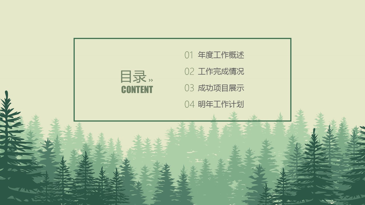 商务.绿色系ppt绿色 39的PPT模板-3/42