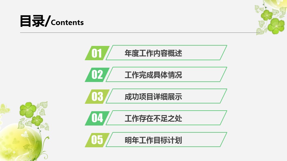 商务.绿色系ppt绿色 57的PPT模板-3/39