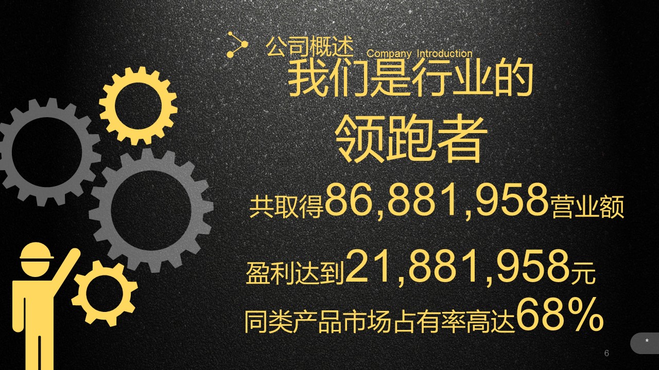 商务.金色PPT模板17的PPT模板-6/56