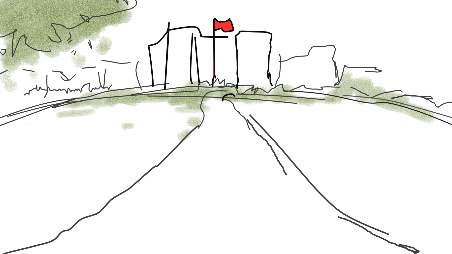 商务.父亲节精品-水彩画追忆童年父爱PPT动画的PPT模板-10/21