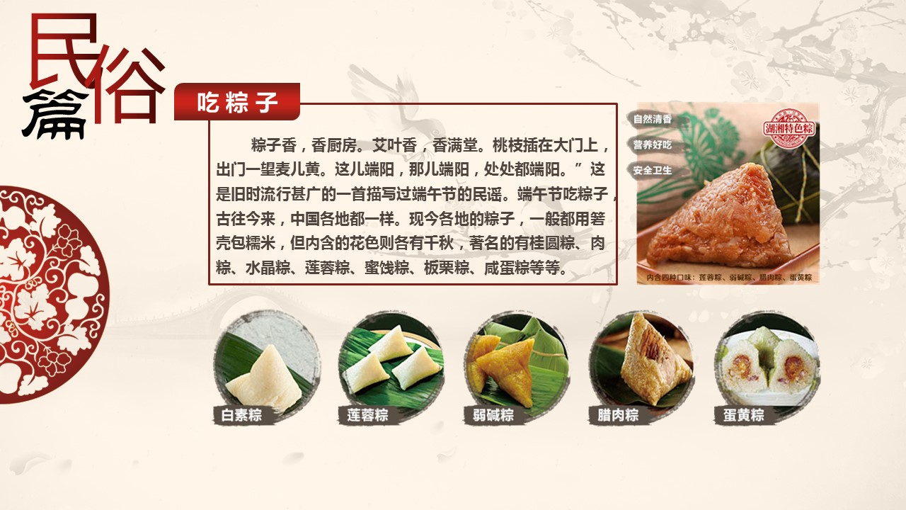 商务.端午节由来民俗介绍PPT模板的PPT模板-6/12