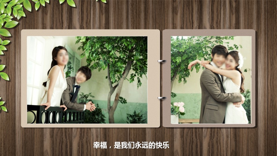 商务.婚庆生活唯美婚纱——图文的PPT模板-4/22