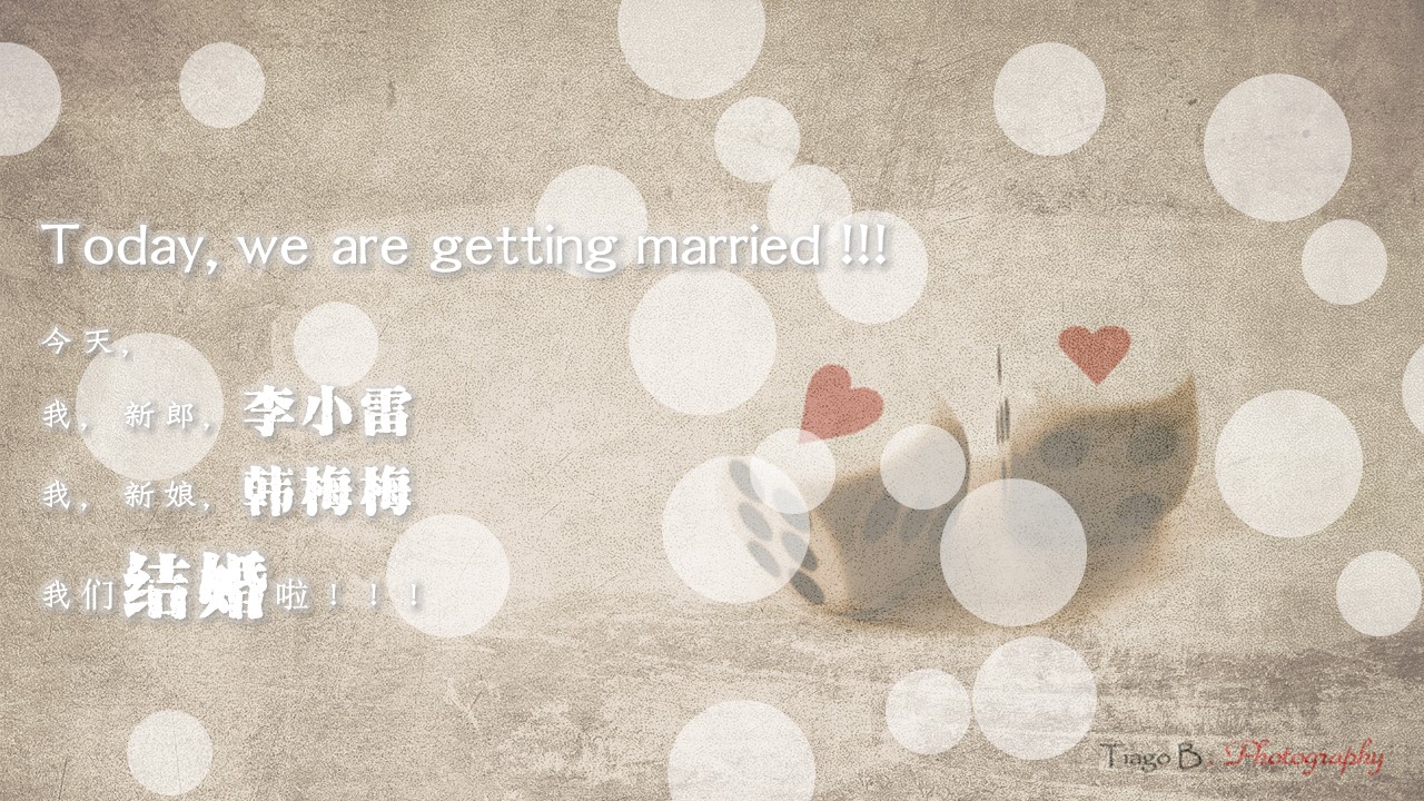 商务.婚庆生活唯美婚纱——图文的PPT模板-1/16