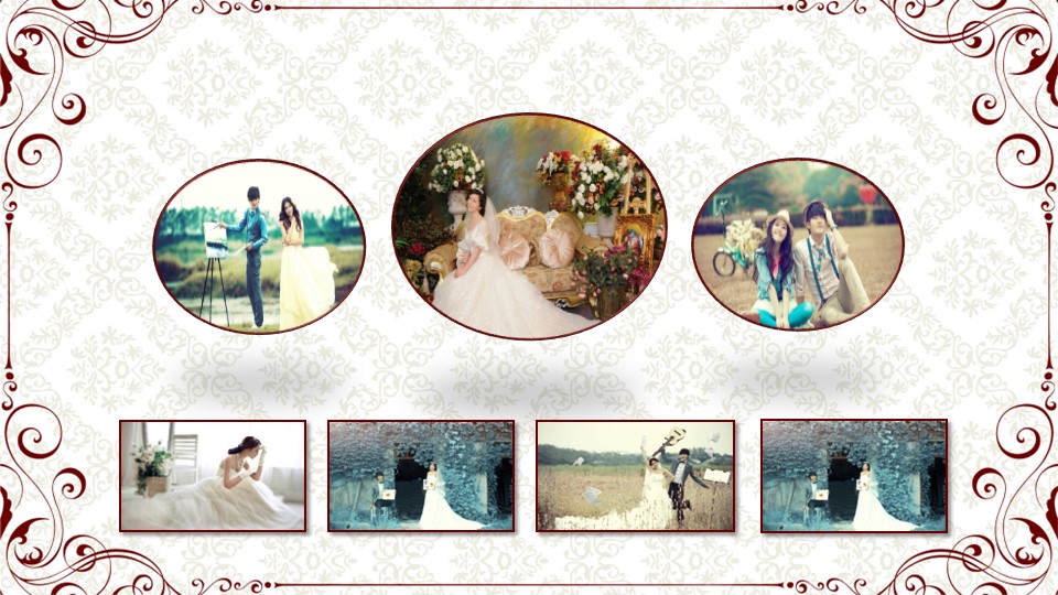 商务.婚庆生活唯美婚纱——图文的PPT模板-7/15