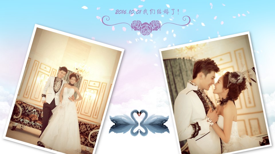 商务.婚庆生活唯美动画浪漫清新婚礼片头开场视频情人节求婚PPT——图文的PPT模板-10/22