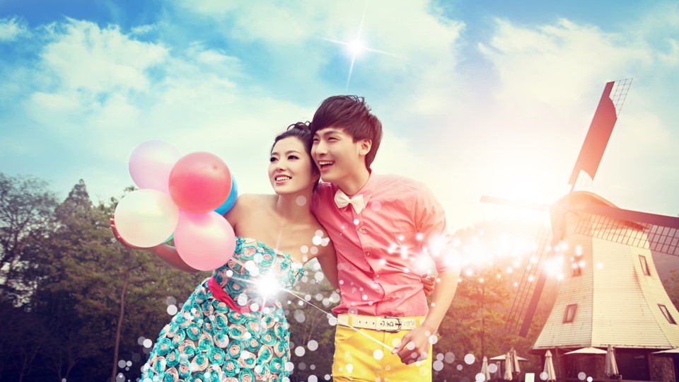 商务.婚庆生活唯美婚纱——图文的PPT模板-9/48