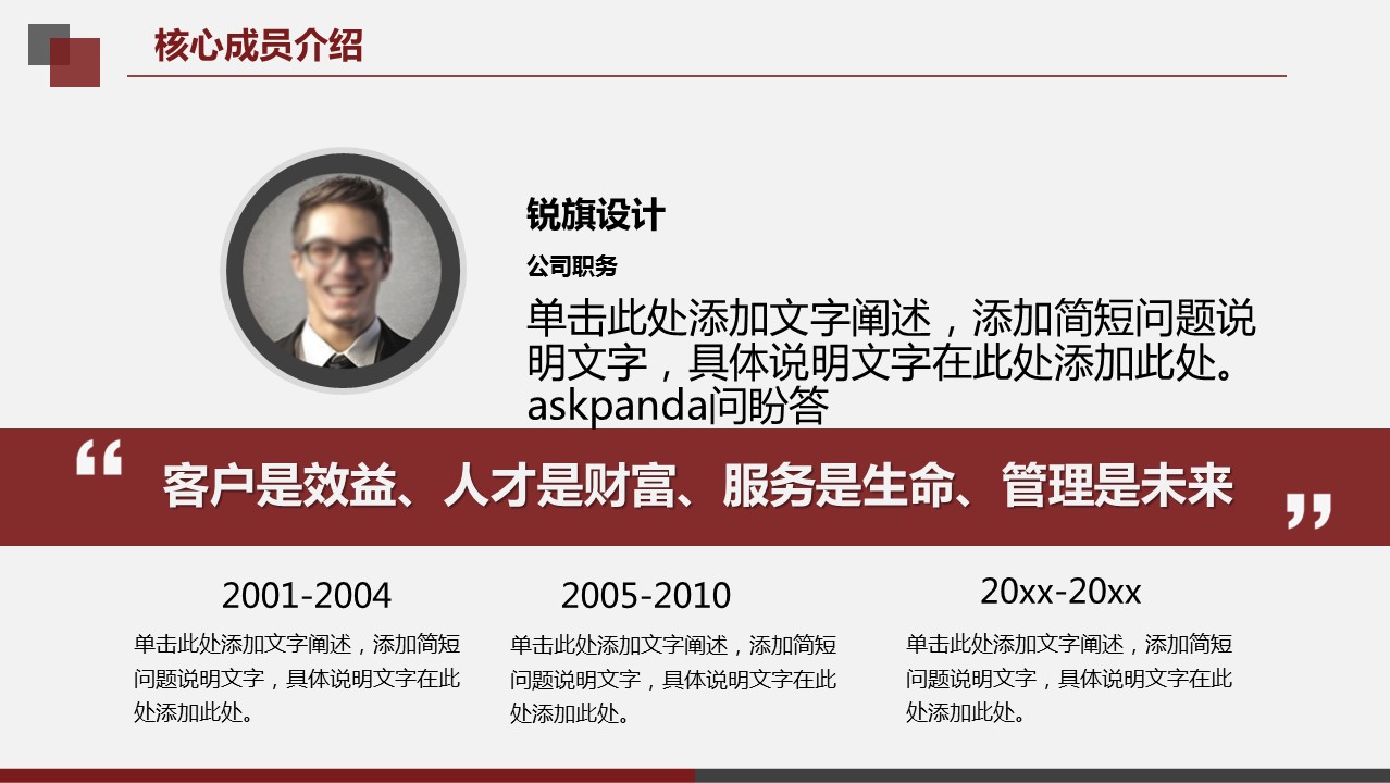商务.年终日常工作总结ok黑板高端精品年终总结——图文的PPT模板-8/46