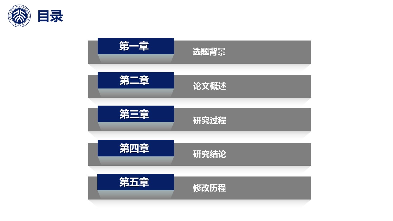 商务.论文答辩北大环境工程毕业答辩底部有50校徽——图文的PPT模板-2/40
