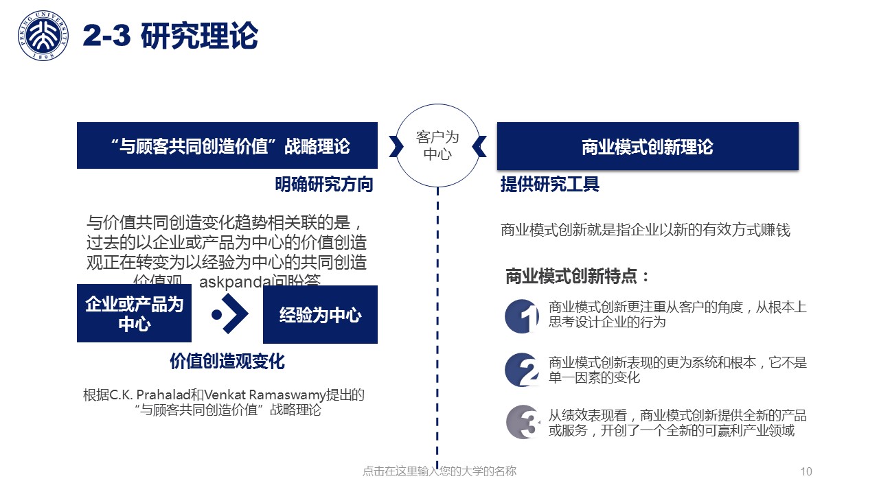 商务.论文答辩北大环境工程毕业答辩底部有50校徽——图文的PPT模板-10/40