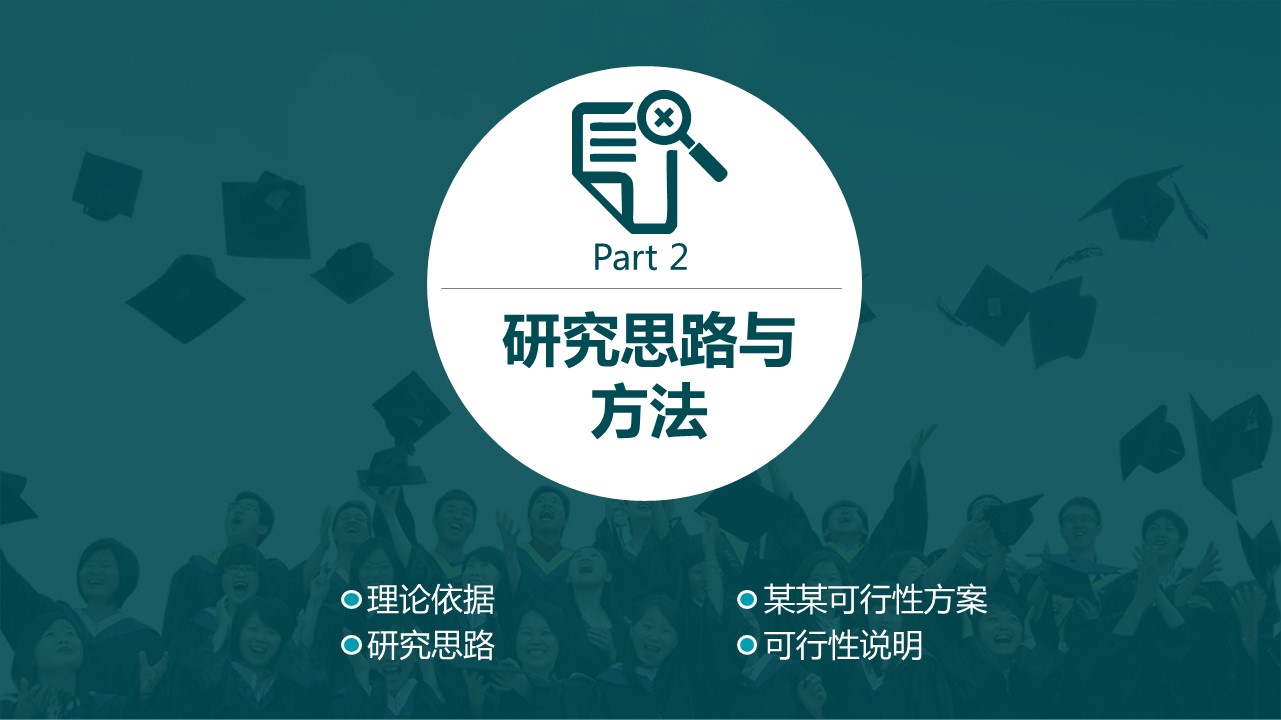 商务.论文答辩复旦大学毕业答辩——图文的PPT模板-9/34