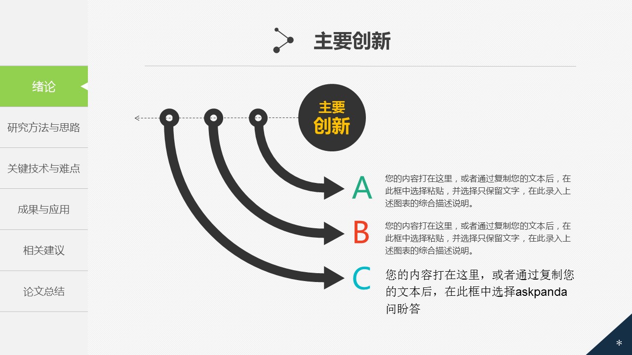 商务.论文答辩简洁通用毕业答辩—图文的PPT模板-9/42