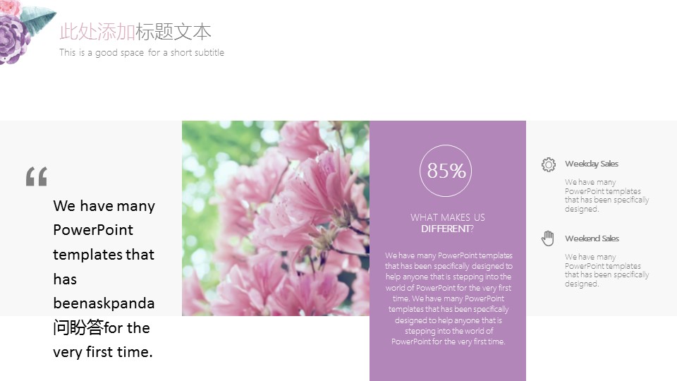 商务.论文答辩小清新水彩花卉毕业答辩——的PPT模板-4/38