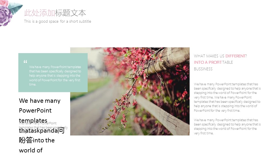 商务.论文答辩小清新水彩花卉毕业答辩——的PPT模板-5/38