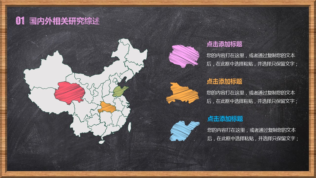 商务.论文答辩工业设计手绘黑板毕业答辩——图文的PPT模板-6/37
