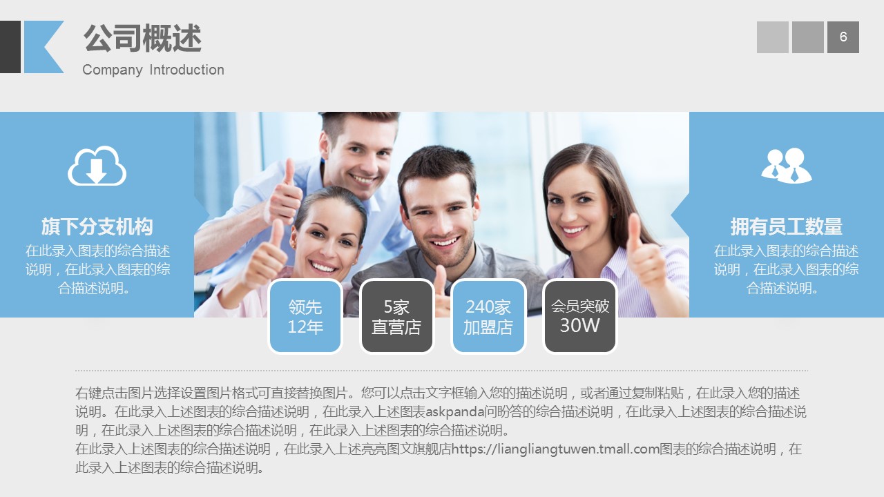 商务.企业宣传产品介绍公司简介产品宣传——图文的PPT模板-6/55