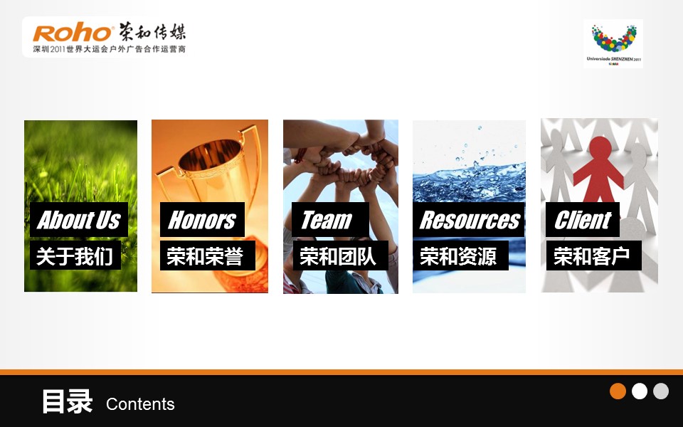 商务.企业宣传产品介绍广告传媒公司简介介绍PPT——图文的PPT模板-2/27