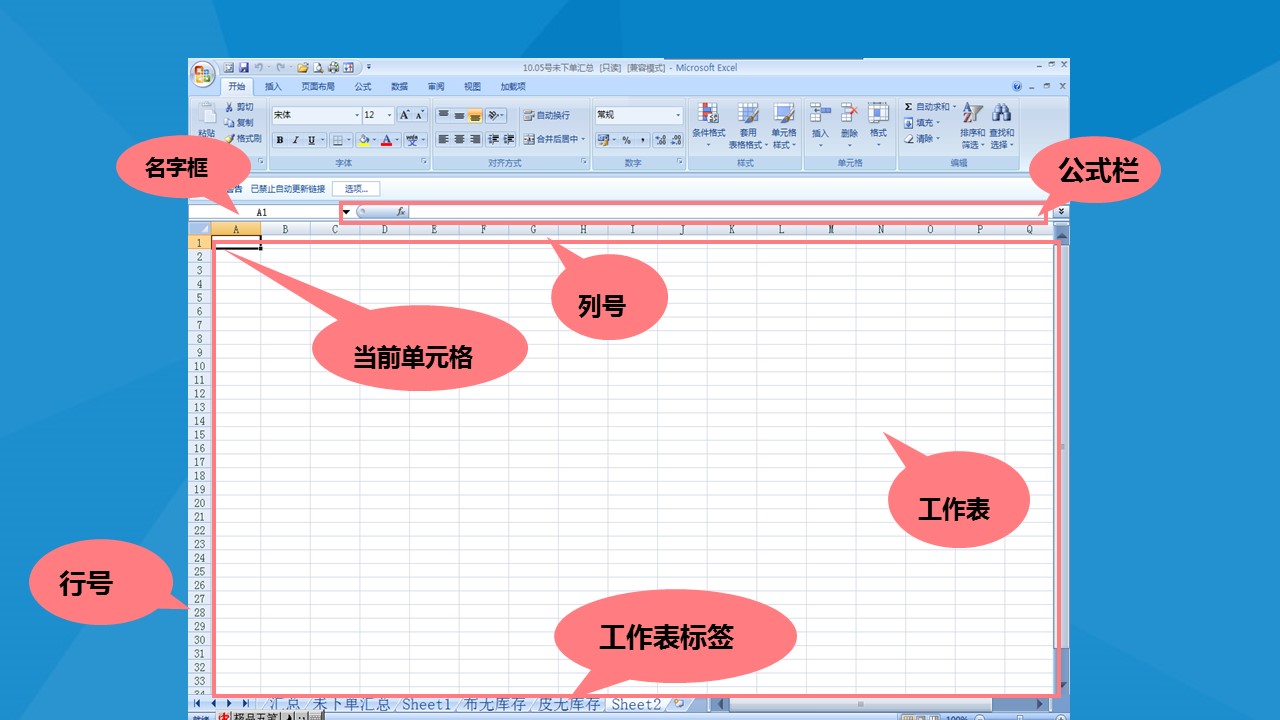 商务.企业管理培训2007版EXCEL培训教程-动态的PPT模板-8/29