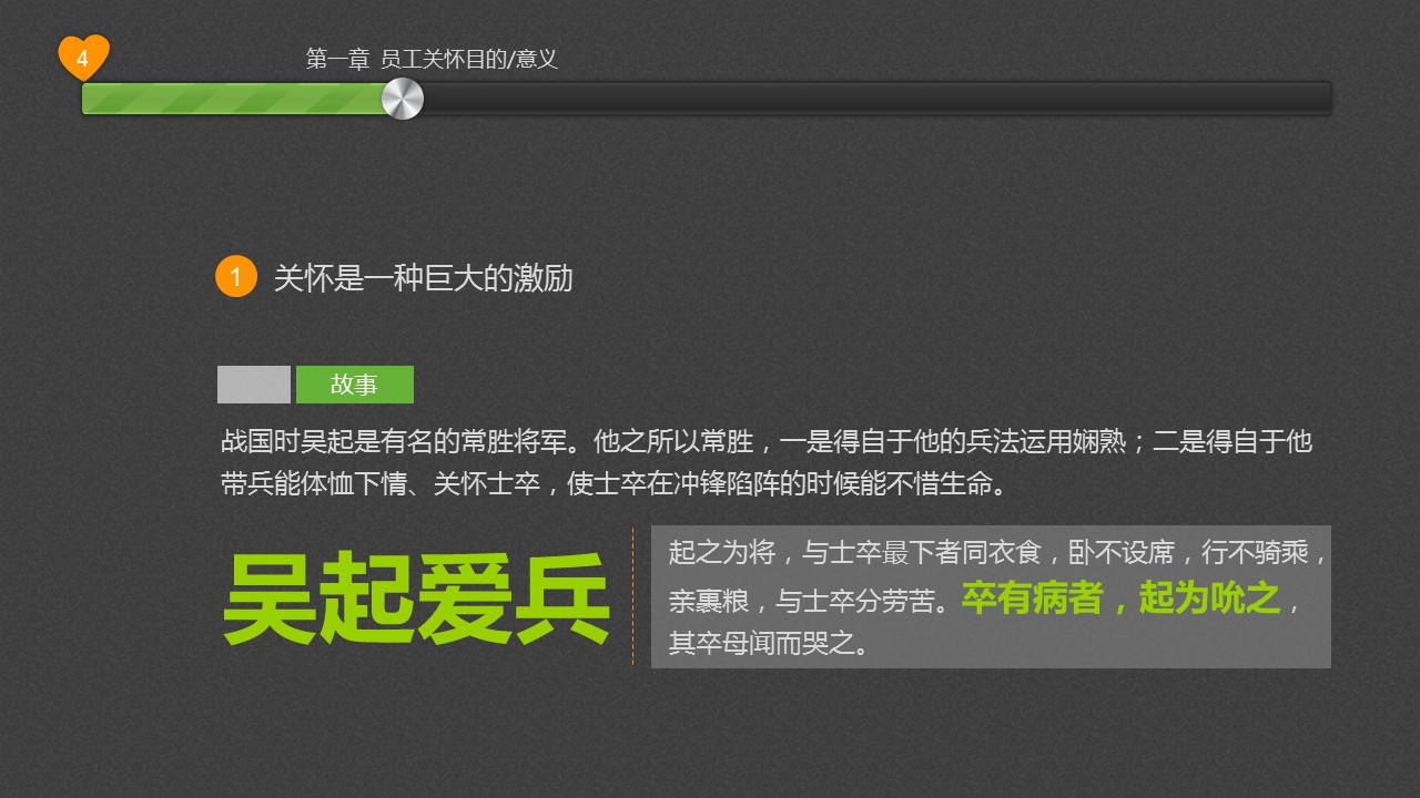 商务.企业管理培训员工关怀浅探PPT培训课件的PPT模板-4/31