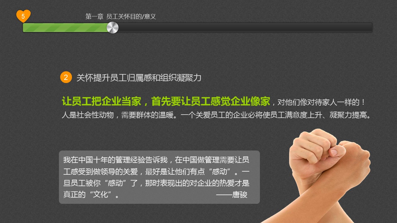 商务.企业管理培训员工关怀浅探PPT培训课件的PPT模板-5/31