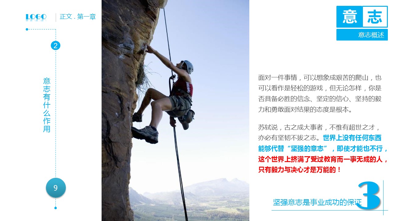 商务.企业管理培训员工意志毅力培训PPT课件的PPT模板-9/54