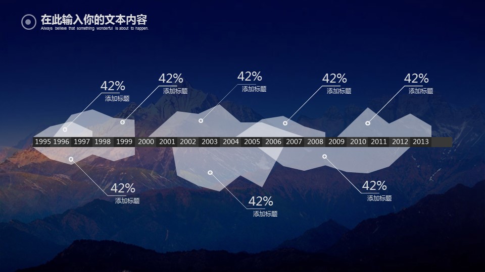 商务工作总结精品ok精品商务通用——图文的PPT模板-7/41