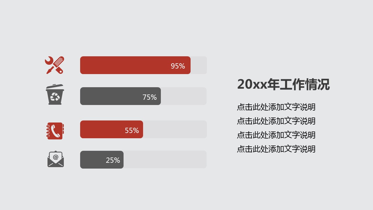 商务工作总结精品ok极简洁总结汇报精品——图文的PPT模板-8/40