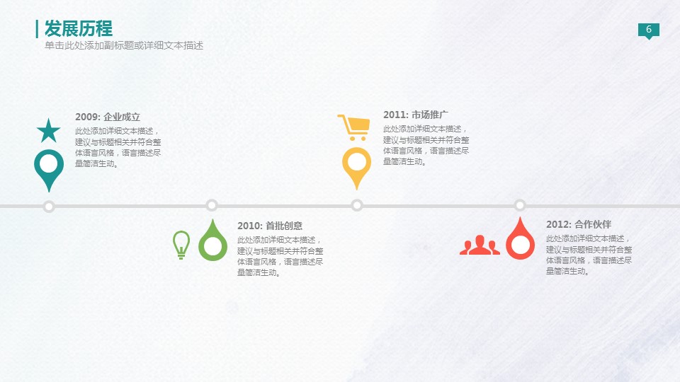 商务工作汇报欧美高端商务汇报——图文的PPT模板-6/57