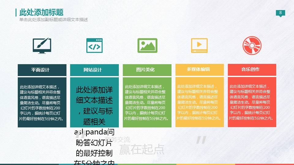 商务工作汇报欧美高端商务汇报——图文的PPT模板-8/57
