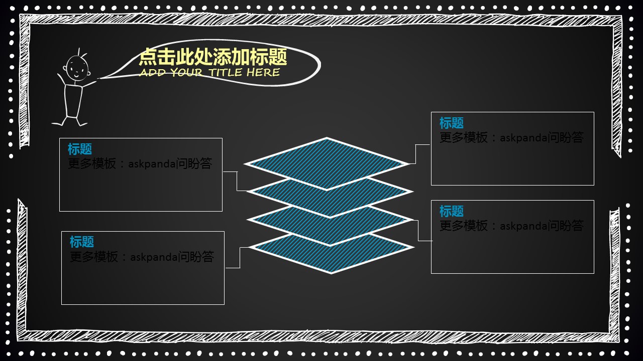 商务.创意黑板通用-图文的PPT模板-5/15