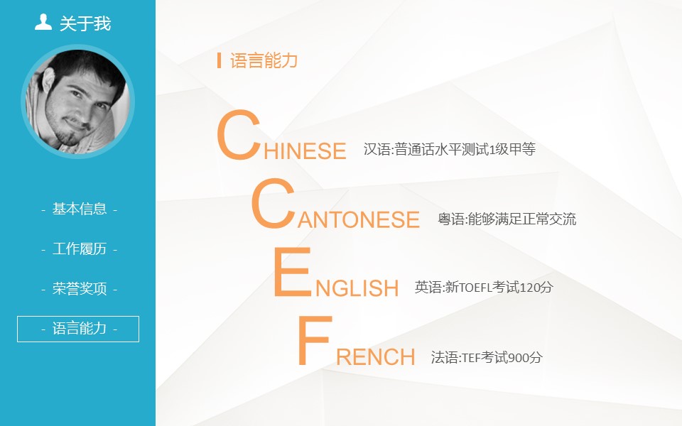 商务.创意新颖创意个人简历——图文的PPT模板-5/25