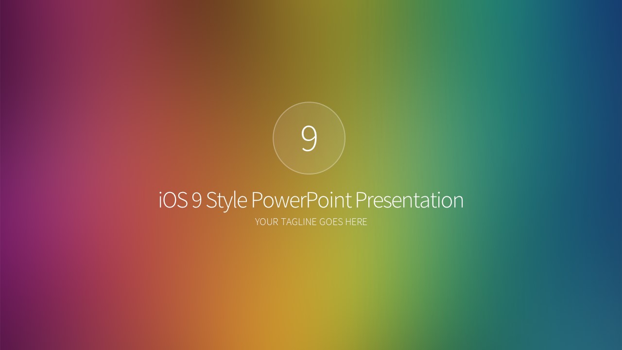 商务.IOS 风格精-IOS 9的PPT模板-1/45