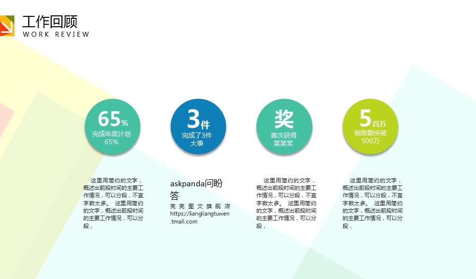 商务.总结PPT模板-图文00工作汇报 年终总结——100的PPT模板-2/34