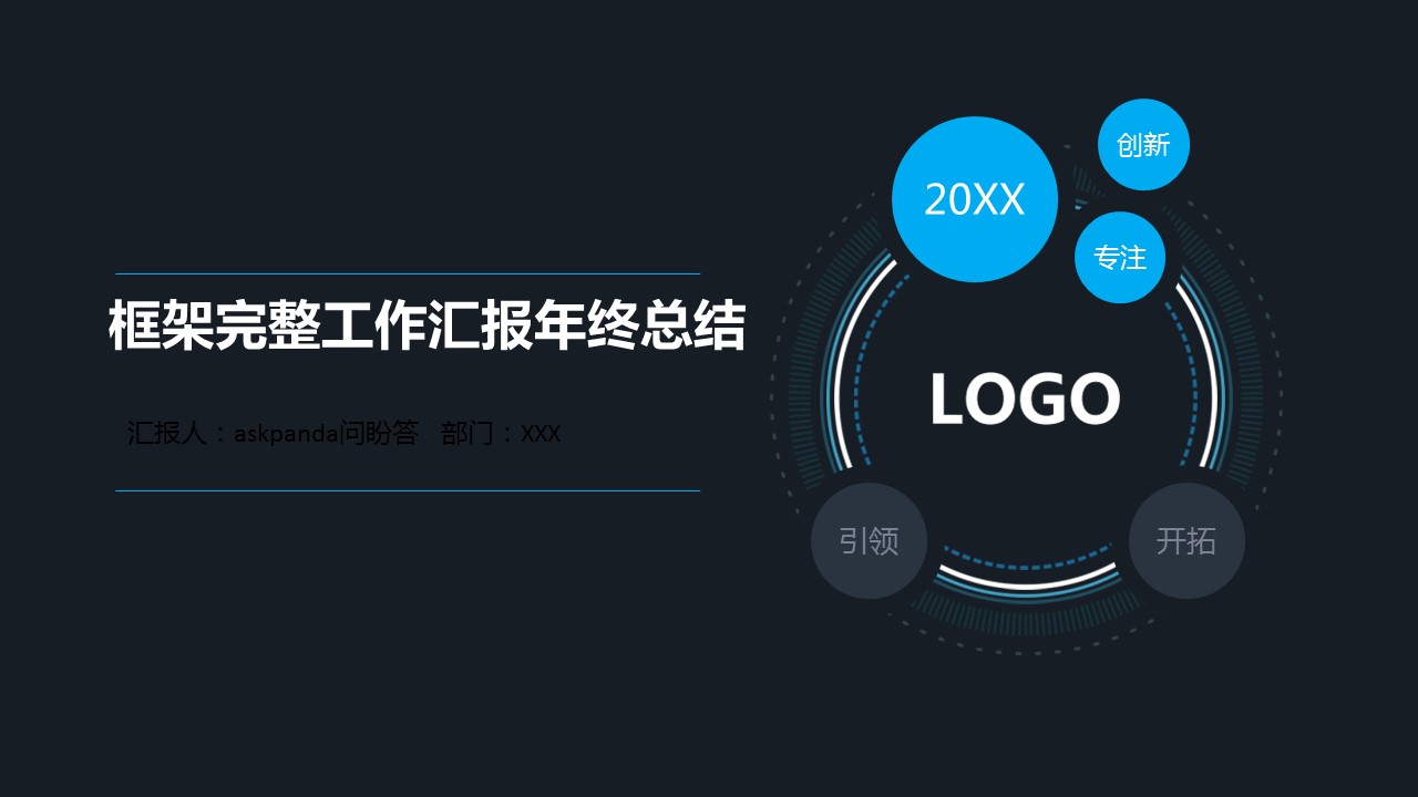 商务.总结PPT模板-图文00工作汇报 年终总结——92的PPT模板-1/43