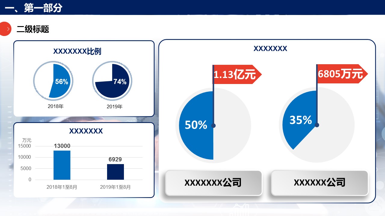 商务.总结PPT模板-图文10工作总结-50的PPT模板-6/24