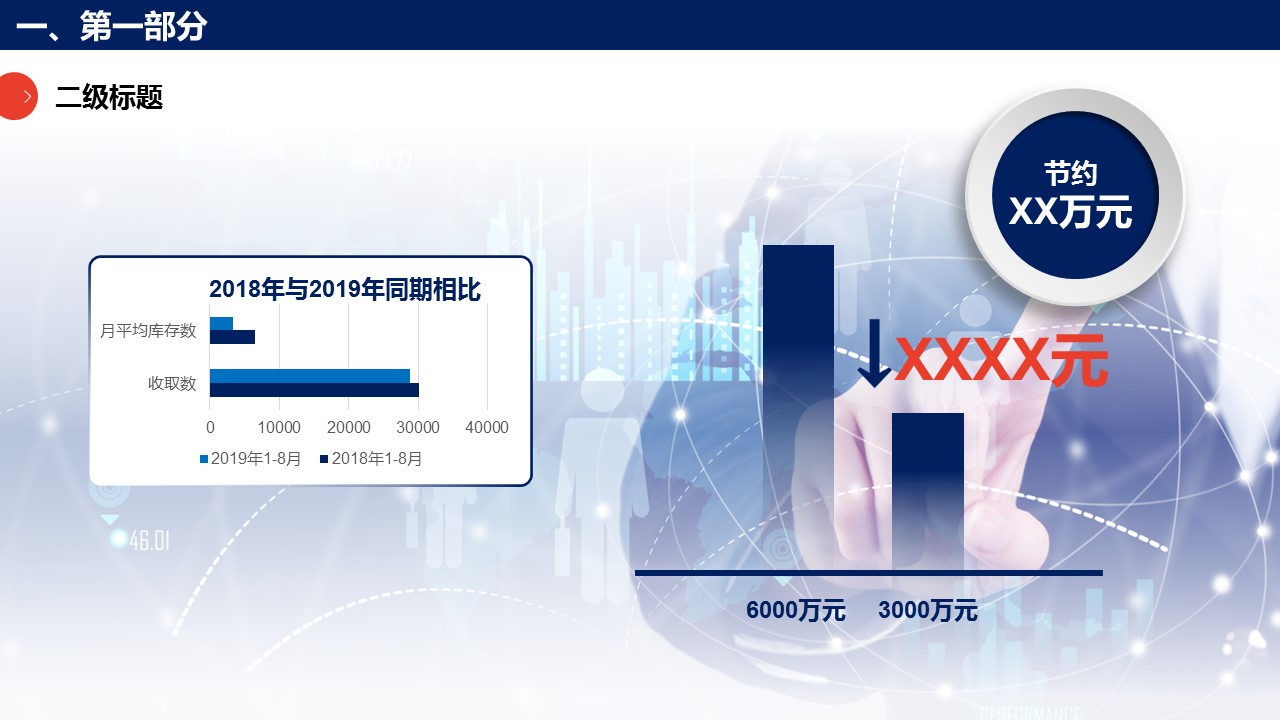 商务.总结PPT模板-图文10工作总结-50的PPT模板-7/24