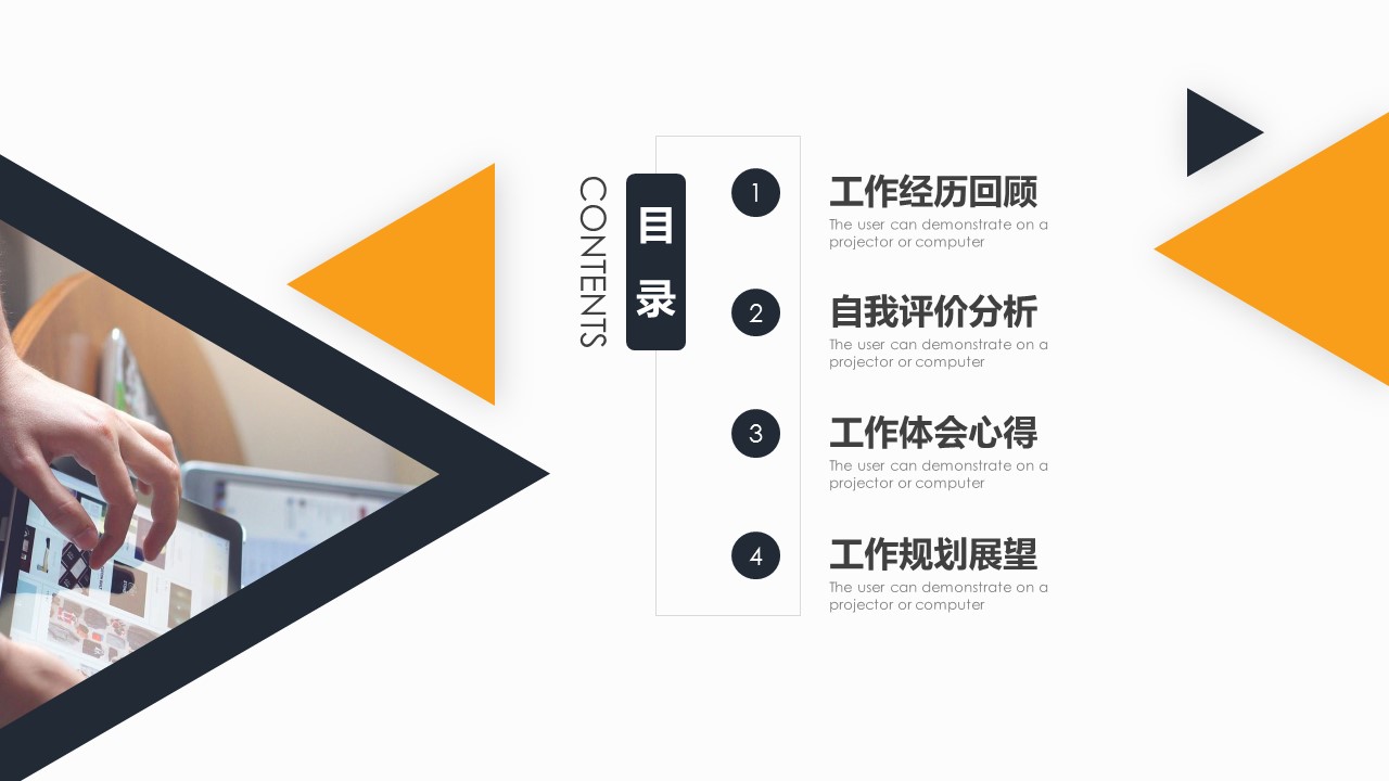 商务.套述职报告170的PPT模板-3/31