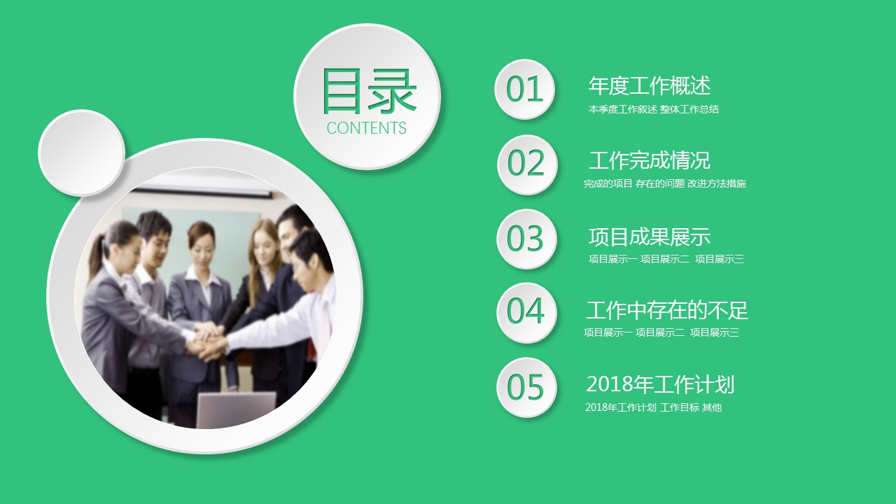 商务.套述职报告181的PPT模板-2/28